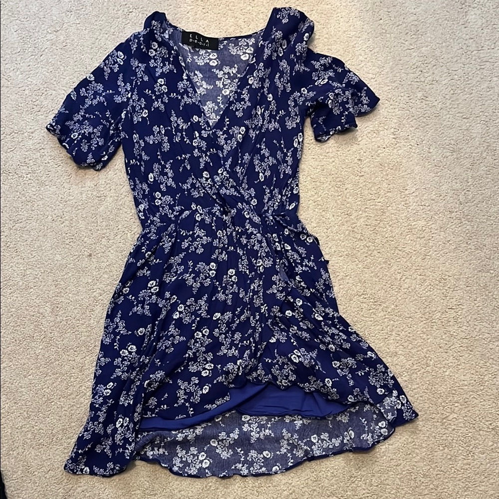 Short sleeve floral sundress